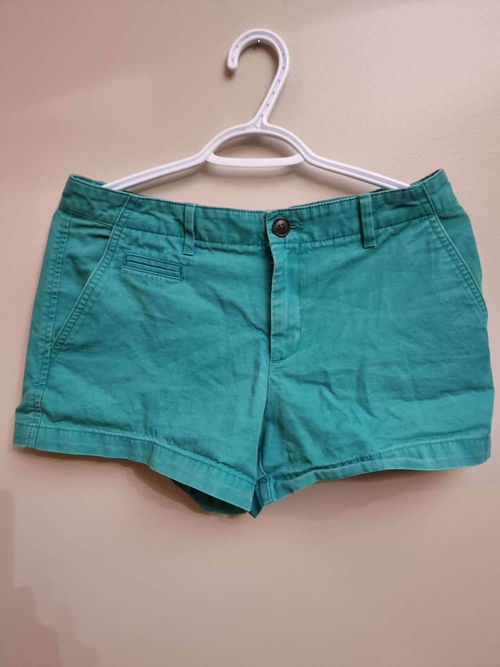 GAP Teal Cotton Chino Shorts